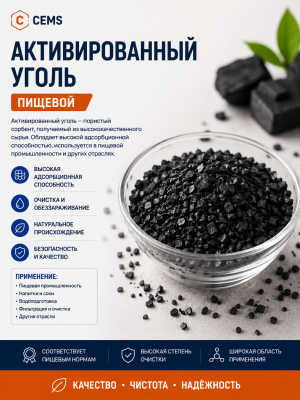 Активированный уголь — купить в Алматы