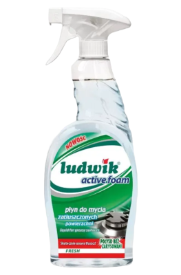 Средство для мытья замасленных поверхностей "Ludwik" active foam, 750 мл — купить в Алматы