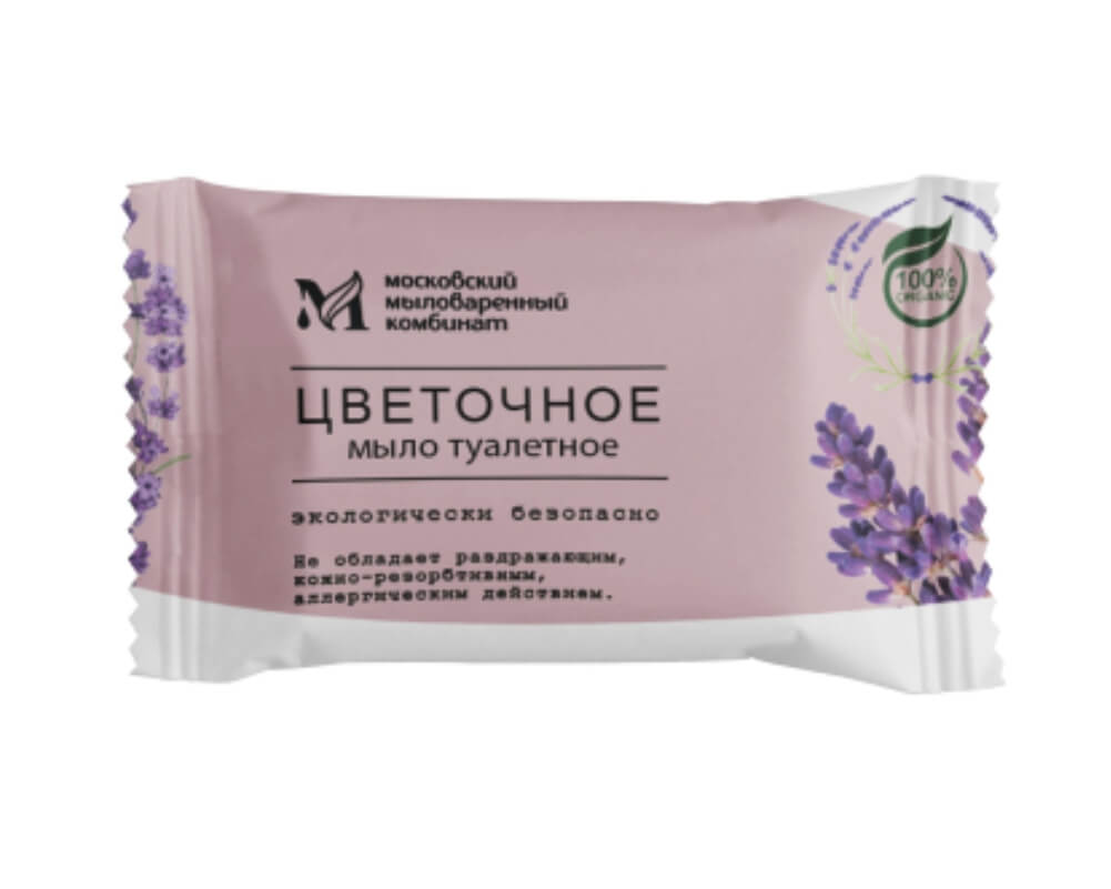 Мыло туалетное «Цветочное» 100 гр — купить в Алматы