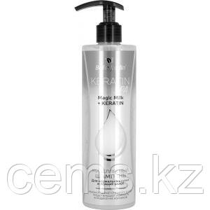 B.J.Keratin Spa MAGIC MILK + KERATIN Мицеллярный шампунь для нормальных и сухих волос, 400 мл — купить в Алматы