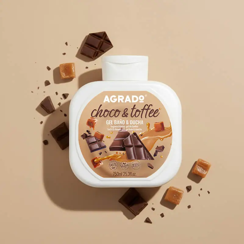 AGRADO ГЕЛЬ ДЛЯ ВАННЫ И ДУША TOFFEE 750 МЛ — купить в Алматы
