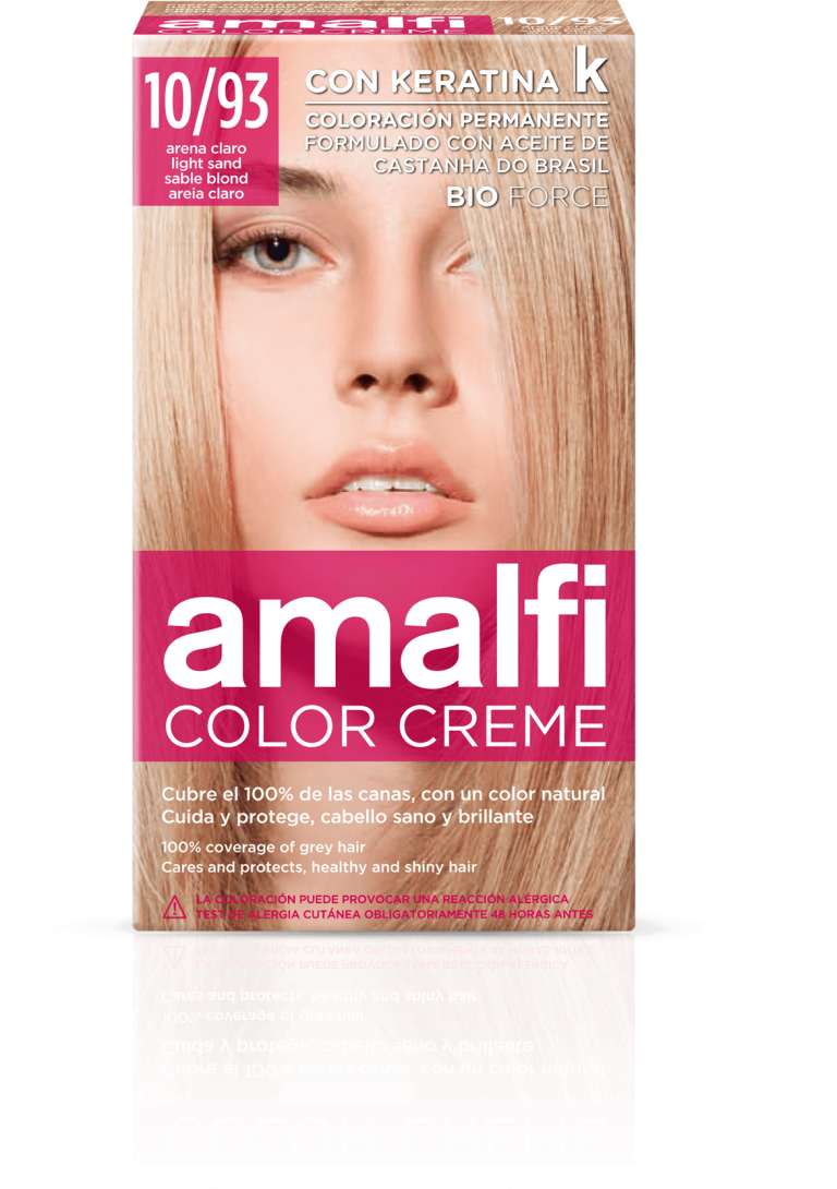AMALFI КРАСКА ДЛЯ ВОЛОС 10/93 СВЕТЛО-ПЕСОЧНЫЙ LIGHT SAND — купить в Алматы