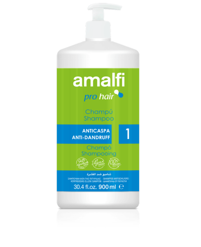 AMALFI шампунь Профессиональный от Перхоти "Anti-Dandruff",для всех типов волос 900мл — купить в Алматы
