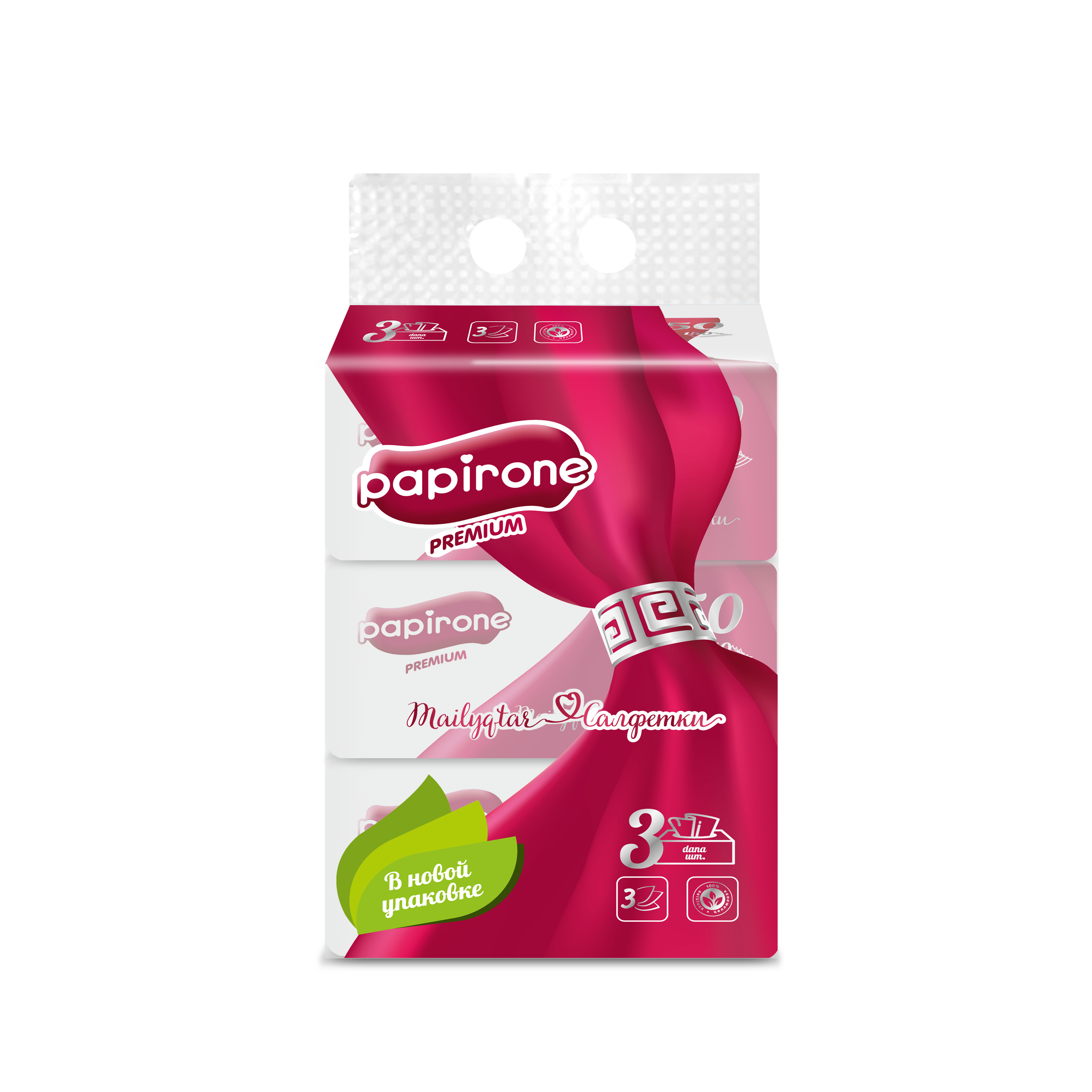 Салфетки бумажные Papirone pion 450 — купить в Алматы