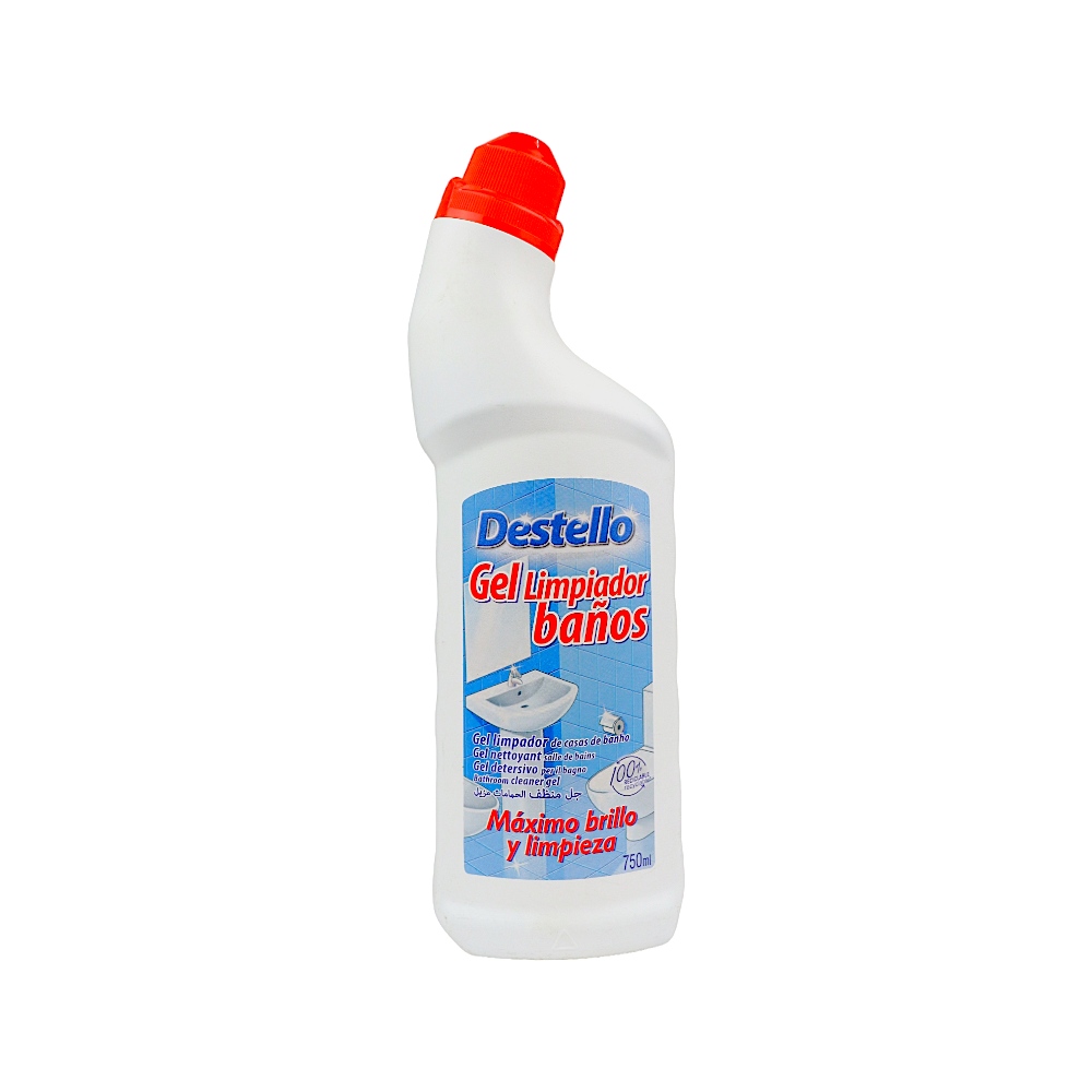 DESTELLO ГЕЛЬ ДЛЯ ЧИСТКИ ВАННОЙ КОМНАТЫ 750 МЛ  BATHROOM CLEANER GEL 750 ML — купить в Алматы