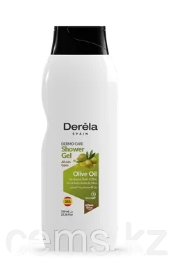 DERELA Гель для душа оливковое масло OLIVE OIL 750 мл — купить в Алматы