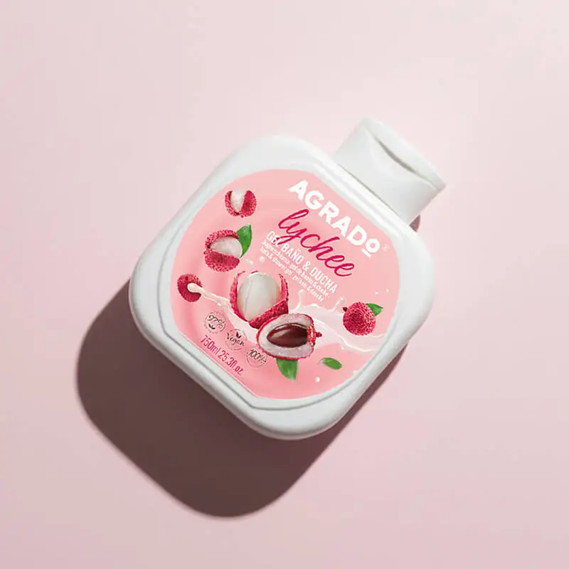 AGRADO ГЕЛЬ ДЛЯ ВАННЫ И ДУША LYCHEE 750 MЛ — купить в Алматы