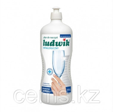Моющее средство для посуды бальзам Ludwik «Гипоаллергенный» 900 мл — купить в Алматы